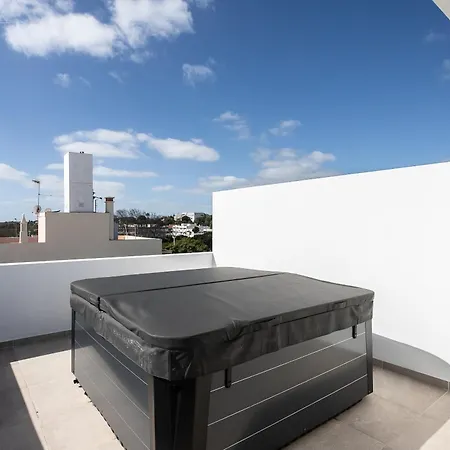 Duplex Vista Horizonte Mar Com Jacuzzi E Barbecue * Moncarapacho